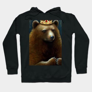 Bear with Crown Hoodie